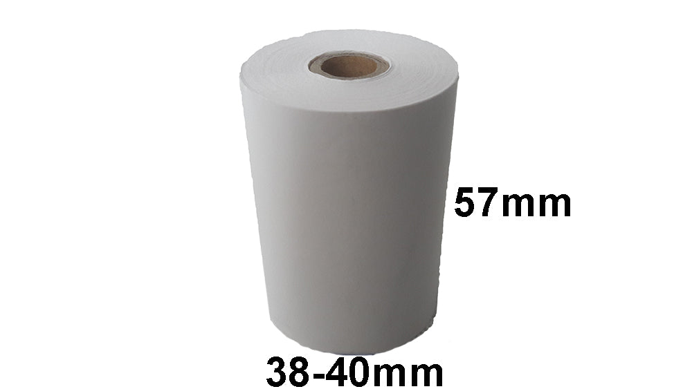 57x38mm NZ Eftpos Thermal Paper Rolls - 50 rolls of 57mm x 38mm