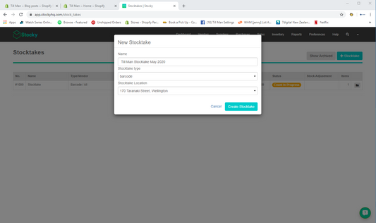 Shopify Stocktake using Stocky and Socket Mobile Scanner