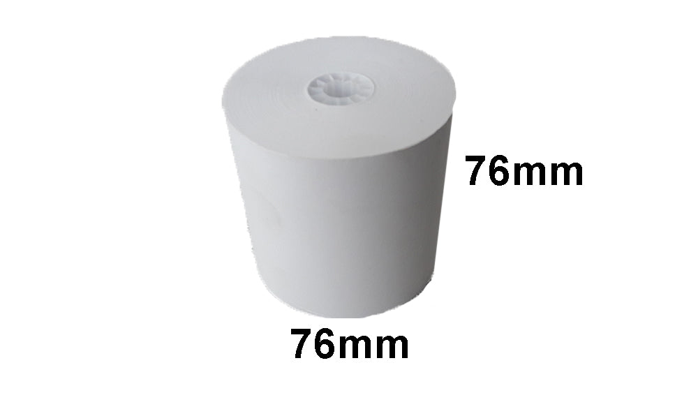 76X76mm 2 Ply Kitchen Docket Printer Non-Thermal Paper Rolls 50 rolls ...