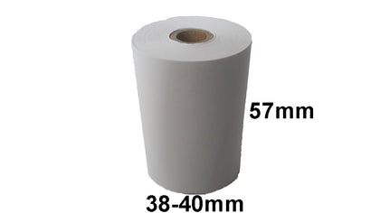 BPA FREE Eftpos Thermal Paper Rolls 57mm wide NZ (50 rolls) 57x38mm