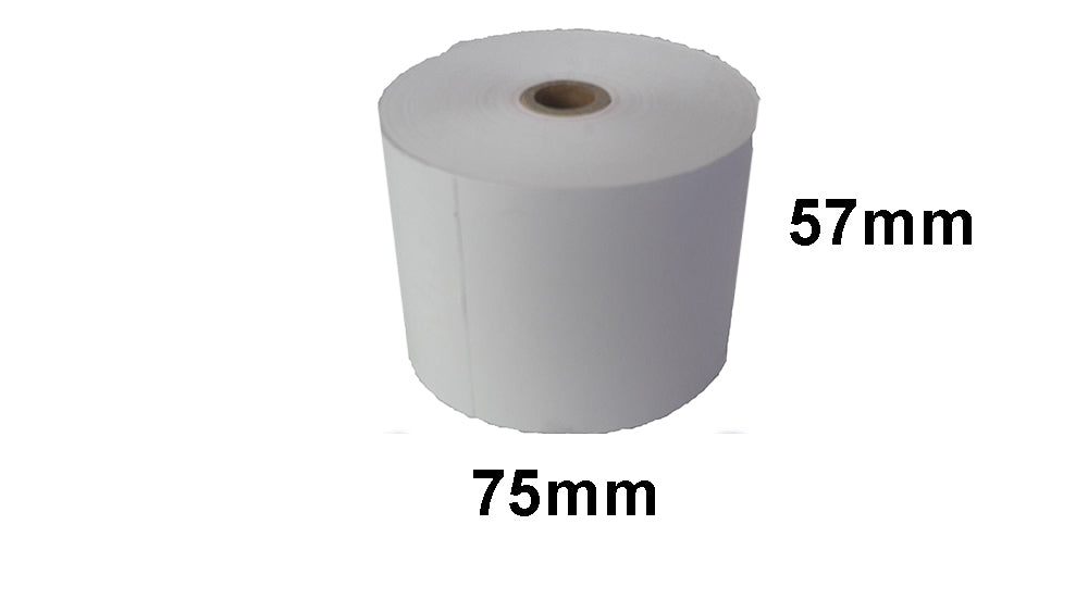 57X75mm Thermal Paper Rolls for Sam4s Cash Registers in New Zealand NZ